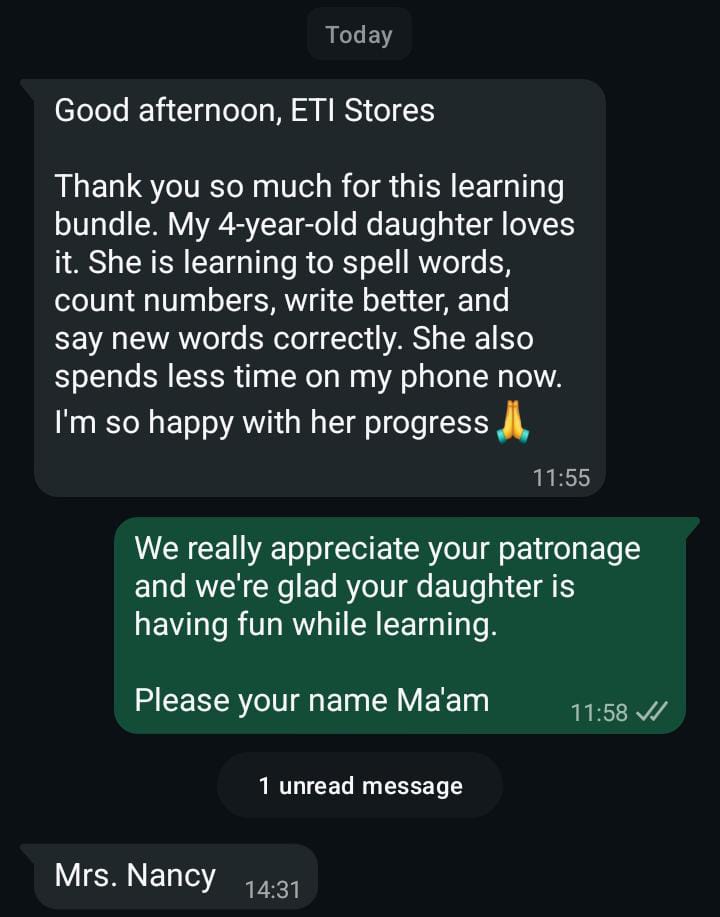 Child enjoying educational learning activities